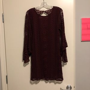 Maroon Dress